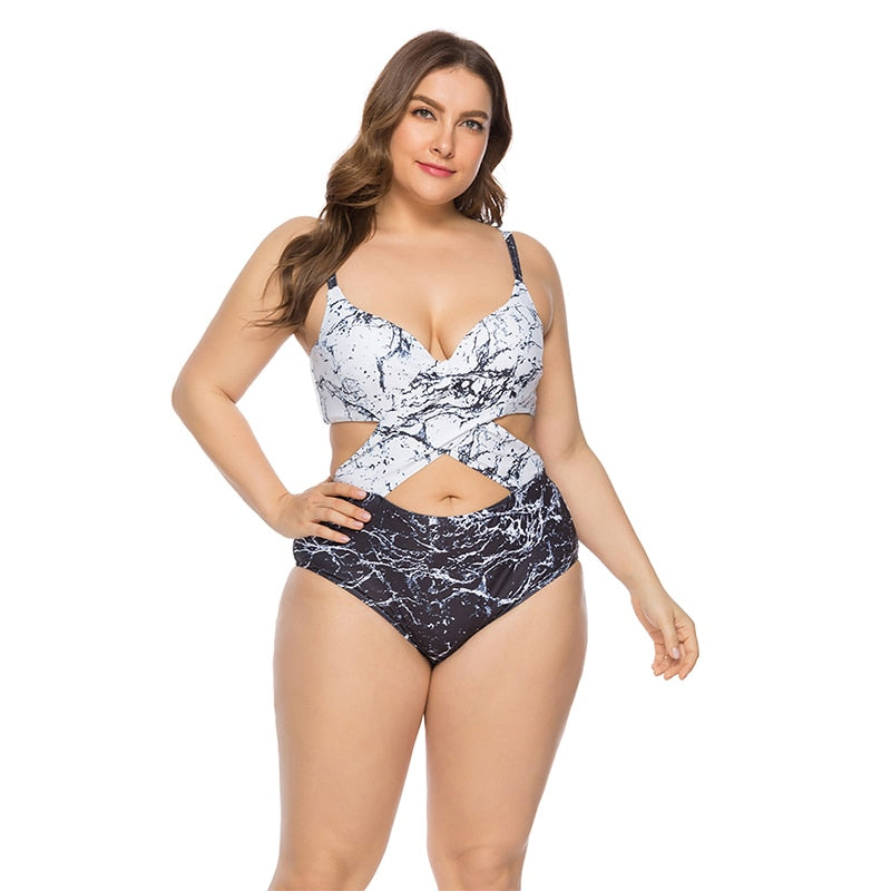 Women Fashion Lingerie One-Piece Swimsuit Breast Bandage