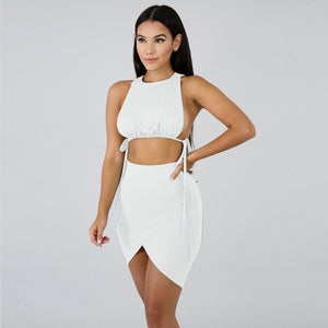 Women Fashion Lingerie Top Skirt Set 2 Piece