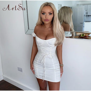 Women Fashion Lingerie Mini Party Club Dresses