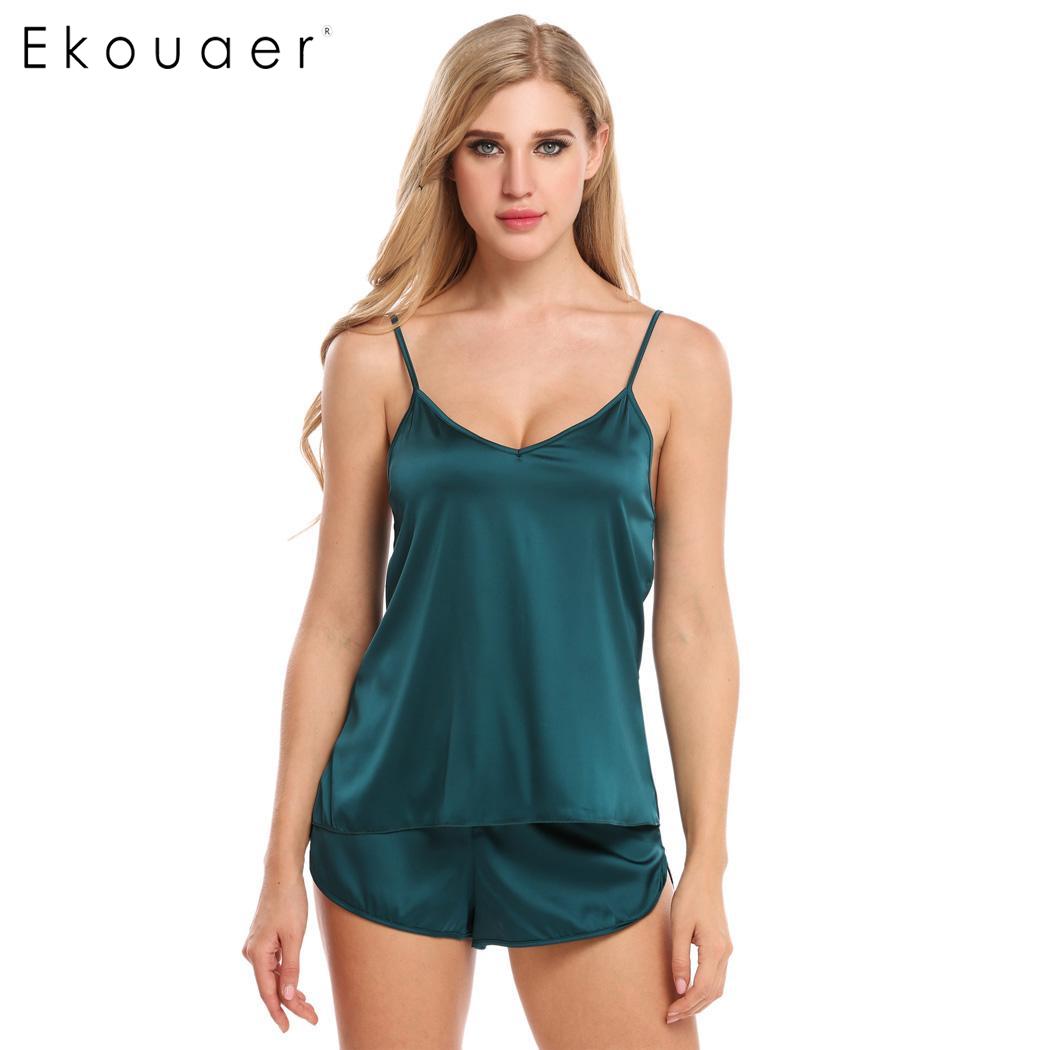 Women Fashion Lingerie O-Neck Short Sleeve Nightshirt and Shorts