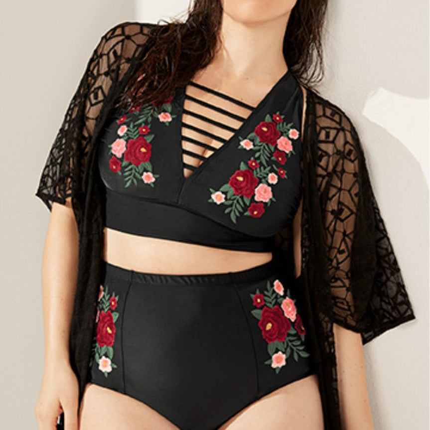 Women Fashion Lingerie Bikini Set Two Piece