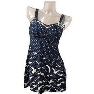 Women Fashion Lingerie Two Piece Swimwear with Skirt
