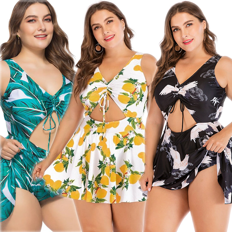 Women Fashion Lingerie One Piece Swimming Dress