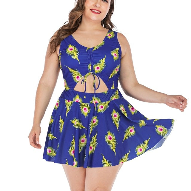 Women Fashion Lingerie One Piece Swimming Dress