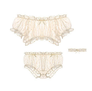 Women Fashion Lingerie Sleeve Tops Shorts Leg Ring