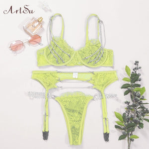 Women Fashion Lingerie Bra And Panty Set
