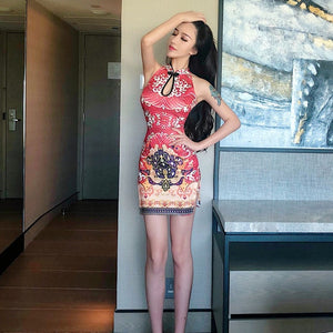 Women Fashion Lingerie Sleeveless Club Dress