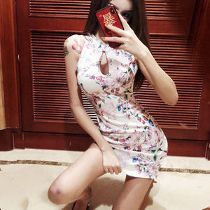 Women Fashion Lingerie Sleeveless Club Dress