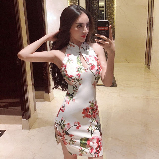 Women Fashion Lingerie Sleeveless Club Dress
