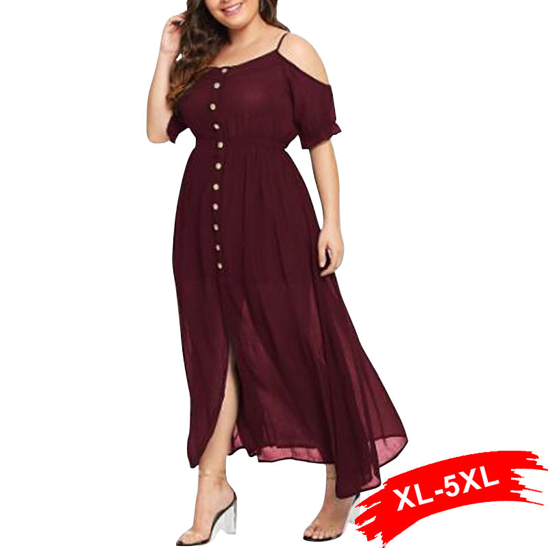 Women Fashion Lingerie Solid Casual Long Beach Dresses