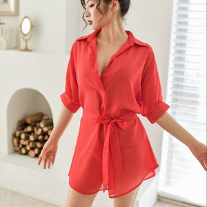 Night Gowns Women Night Dress Shirt